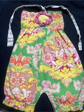 Mustard Pie Floral Romper